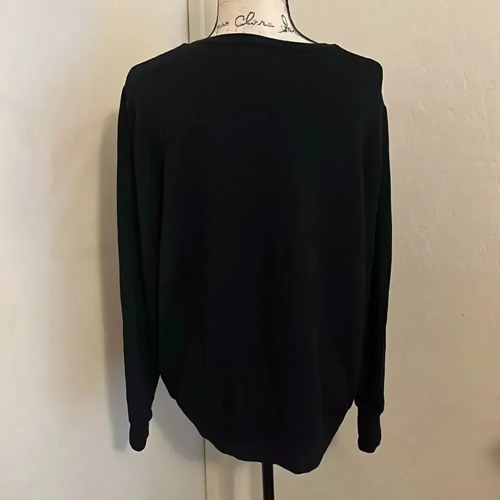 Torrid Black Skull Design Graphic Sleep Pullover Shirt Casual Cozy Comfy